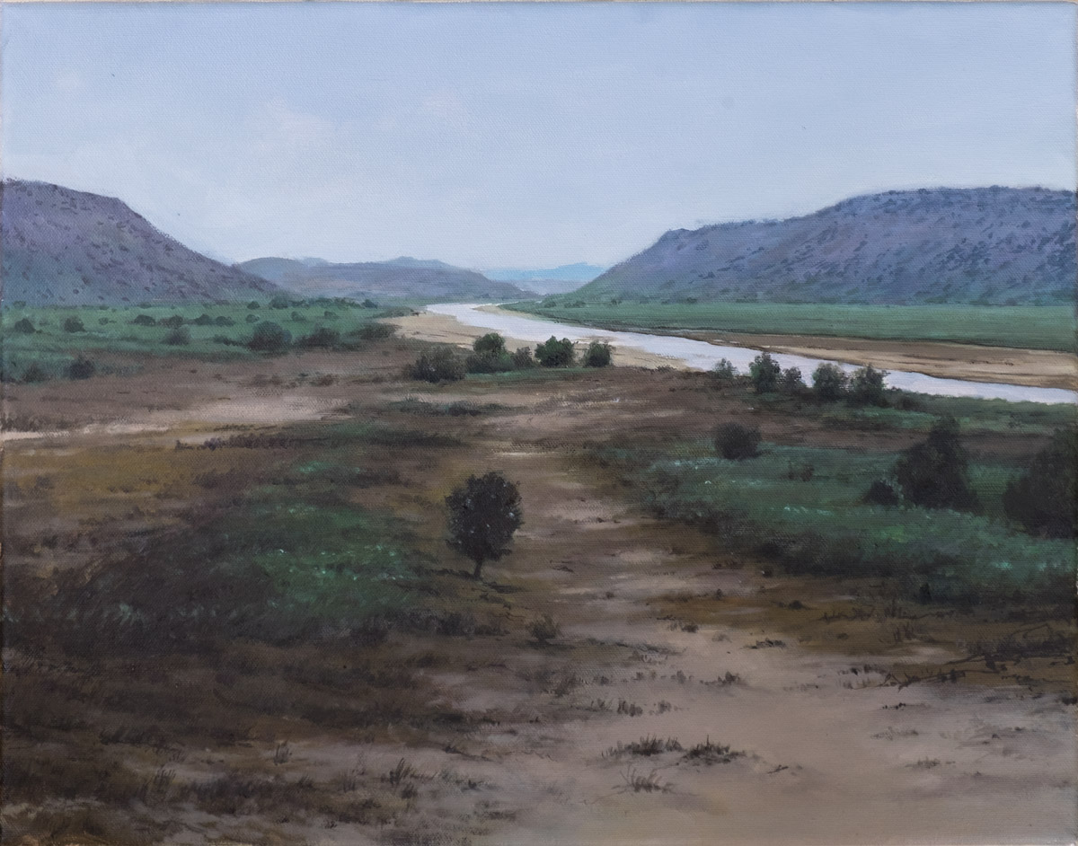 Oil Painting of the Orange River