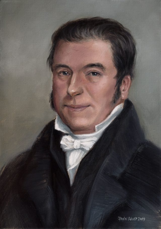 Painting of South African Missionary, Dr John Philip