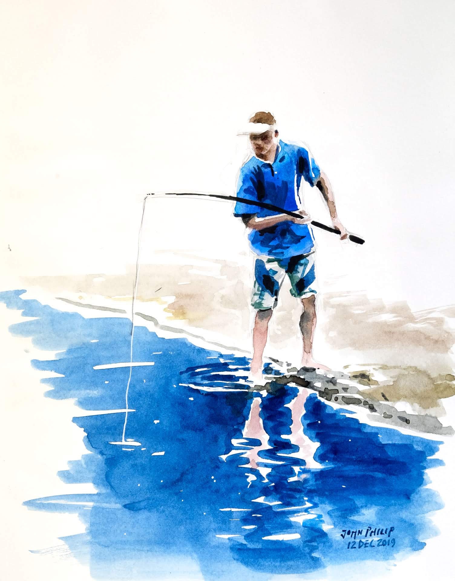 Boy Fishing – John Philip
